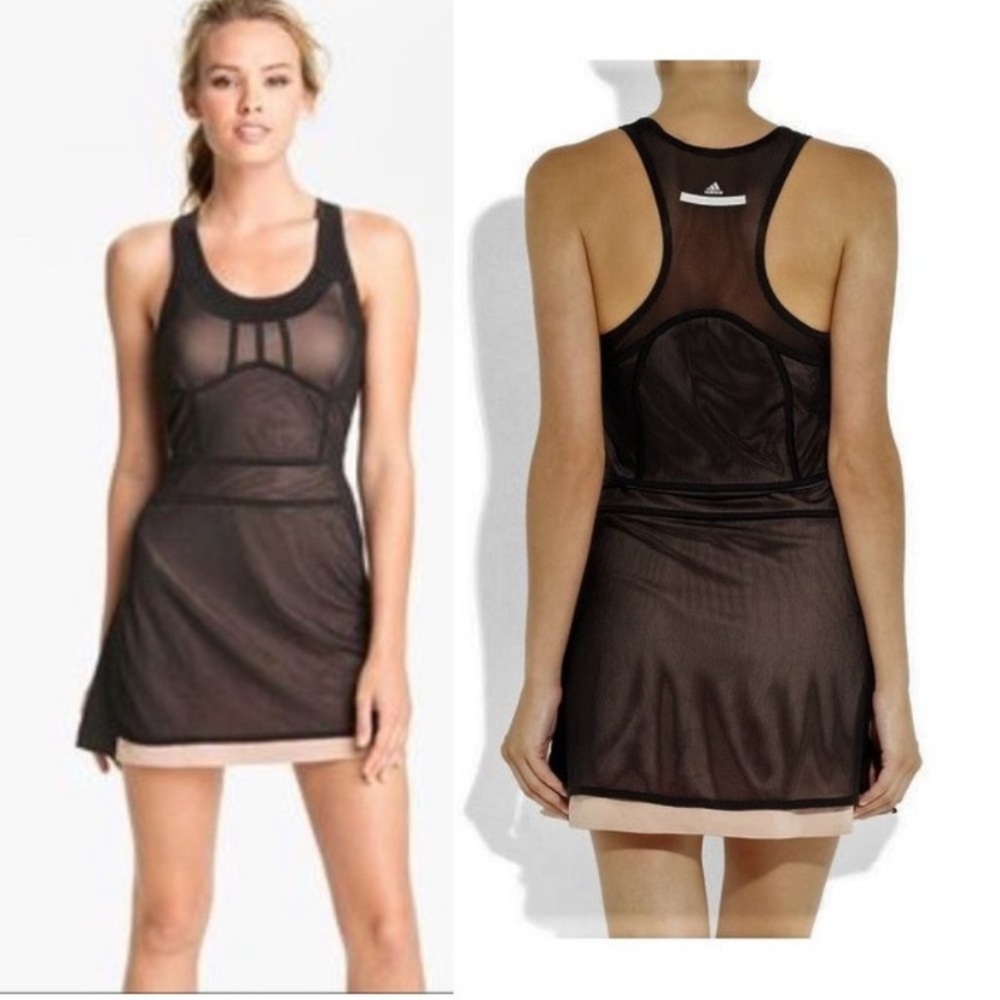 (Not Available) Adidas by Stella McCartney Black Mesh Dress